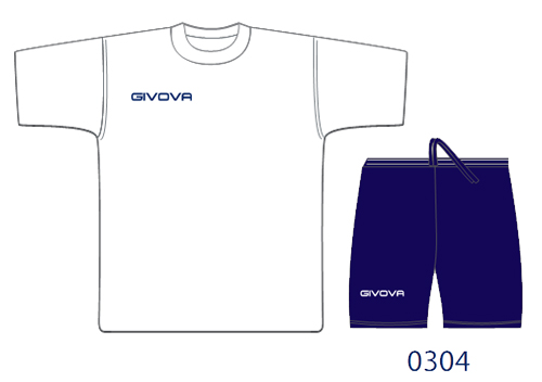 GIVOVA Strój KIT VIALE - biały