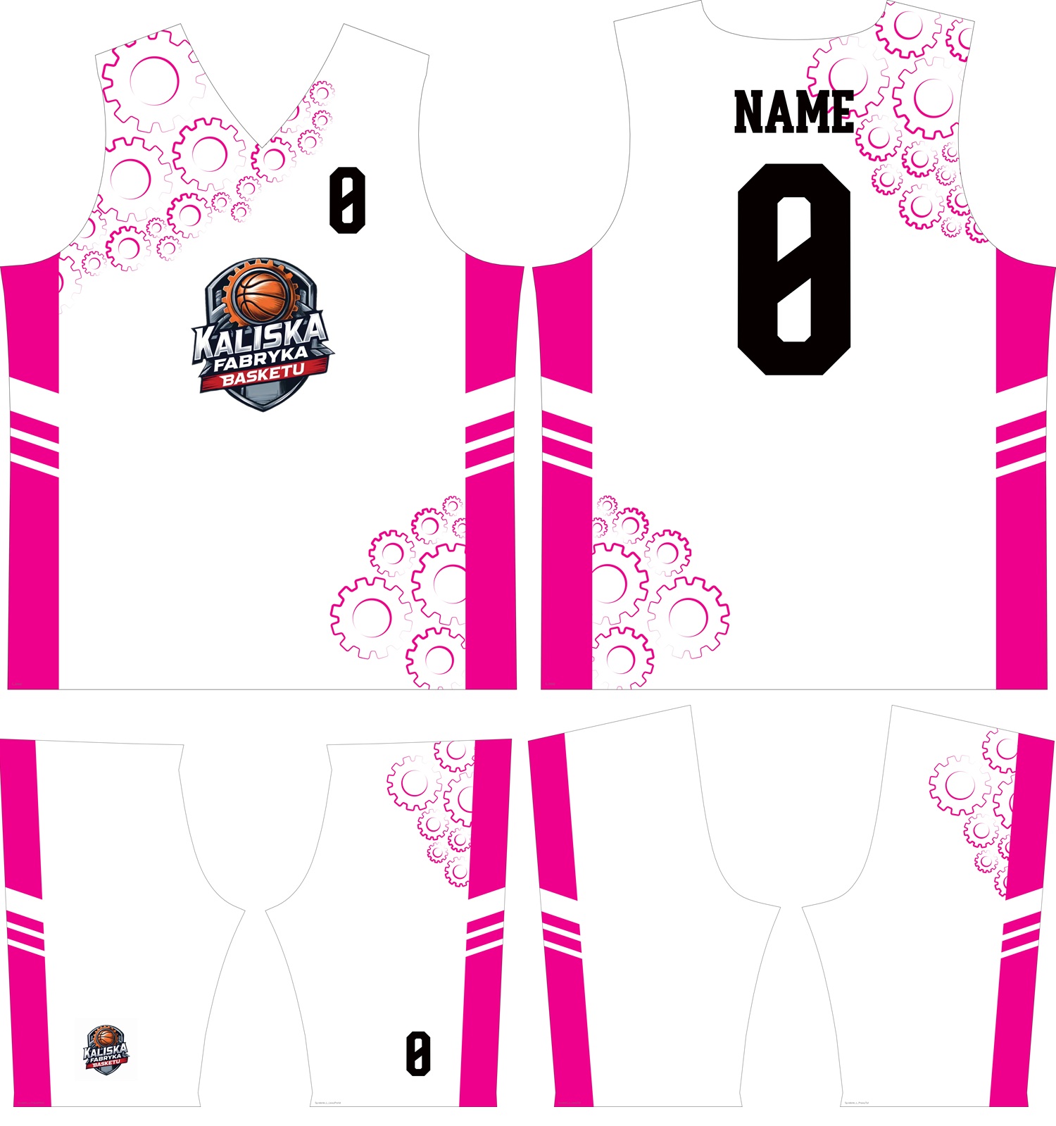 Komplet meczowy - biały