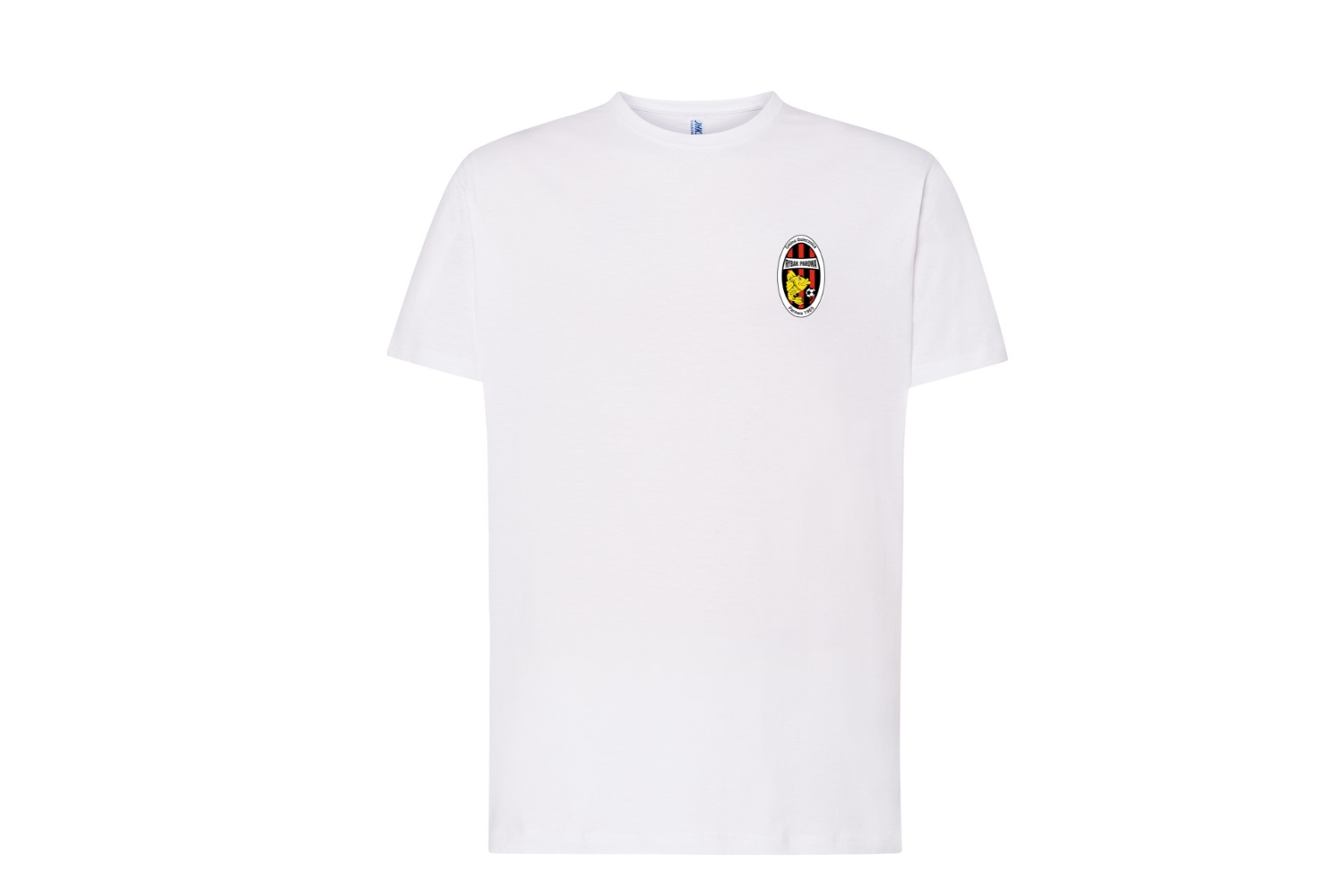 T-shirt z herbem - biały